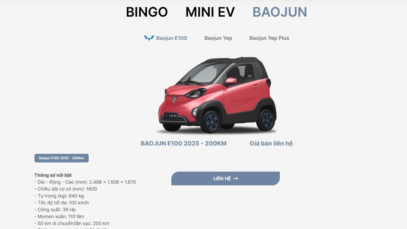 'Tân binh' xe điện mini đến từ Wuling sắp đổ bộ thị trường Việt