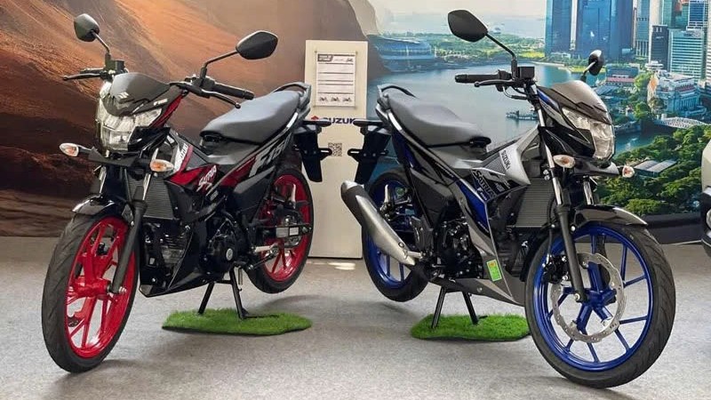 Suzuki Satria F150 2025 ra mắt, chỉ thêm màu sơn, không thay đổi gì