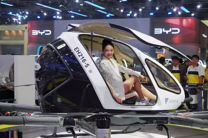 Ô tô bay 16 cánh quạt đang gây sốt ở Triển lãm ô tô Thái Lan2025 nhìn như thế nào?
