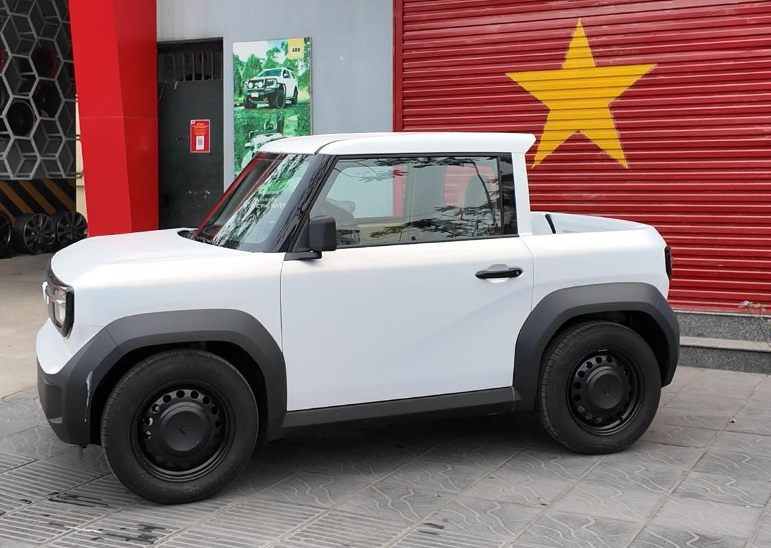 Thợ Việt chia sẻ quá trình 'hô biến' xe điện mini thành bán tải điện VF 3