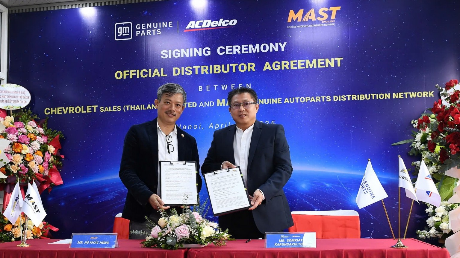 Hệ thống phụ tùng ô tô chính hãng MAST chính thức phân phối phụ tùng xe GM tại Việt Nam