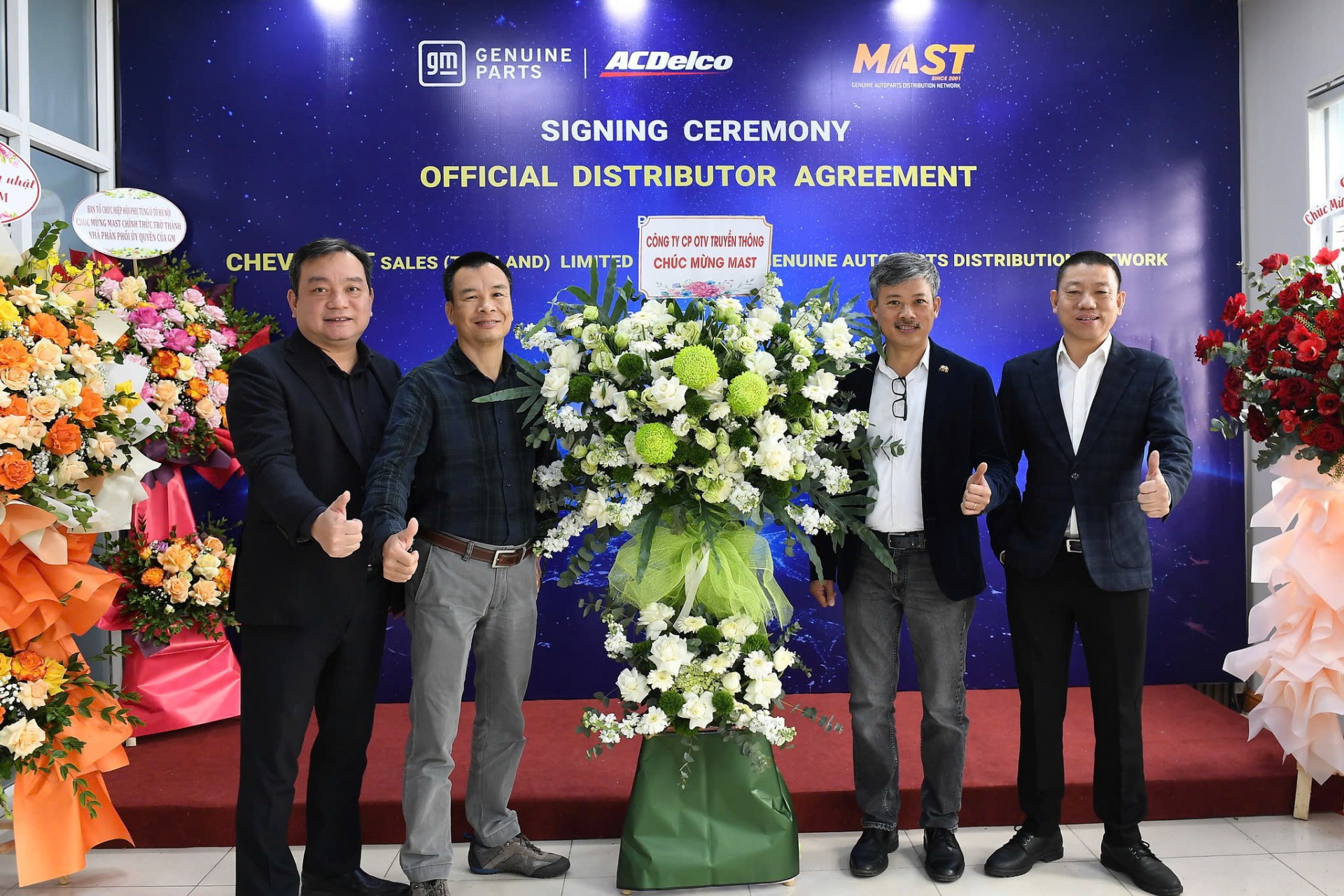 Hệ thống phụ tùng ô tô chính hãng MAST chính thức phân phối phụ tùng xe GM tại Việt Nam