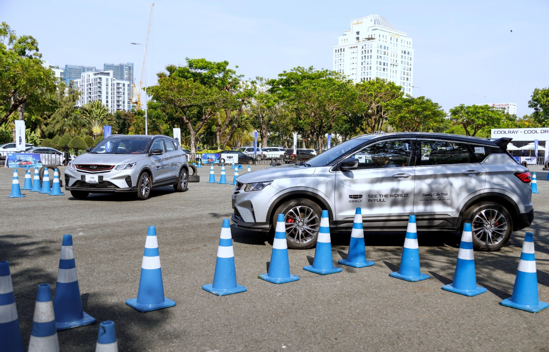 Tổ chức lái thử xe Geely tại TP.HCM