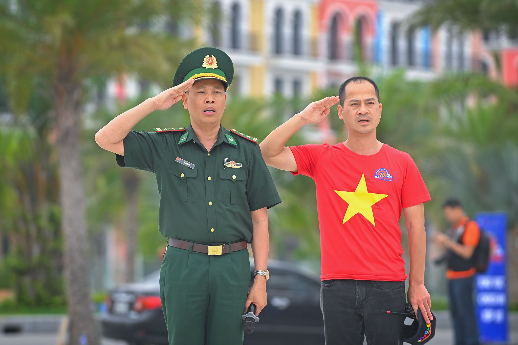 Sự kiện xếp xe chào mừng 70 năm giải phóng thành phố Hải Phòng