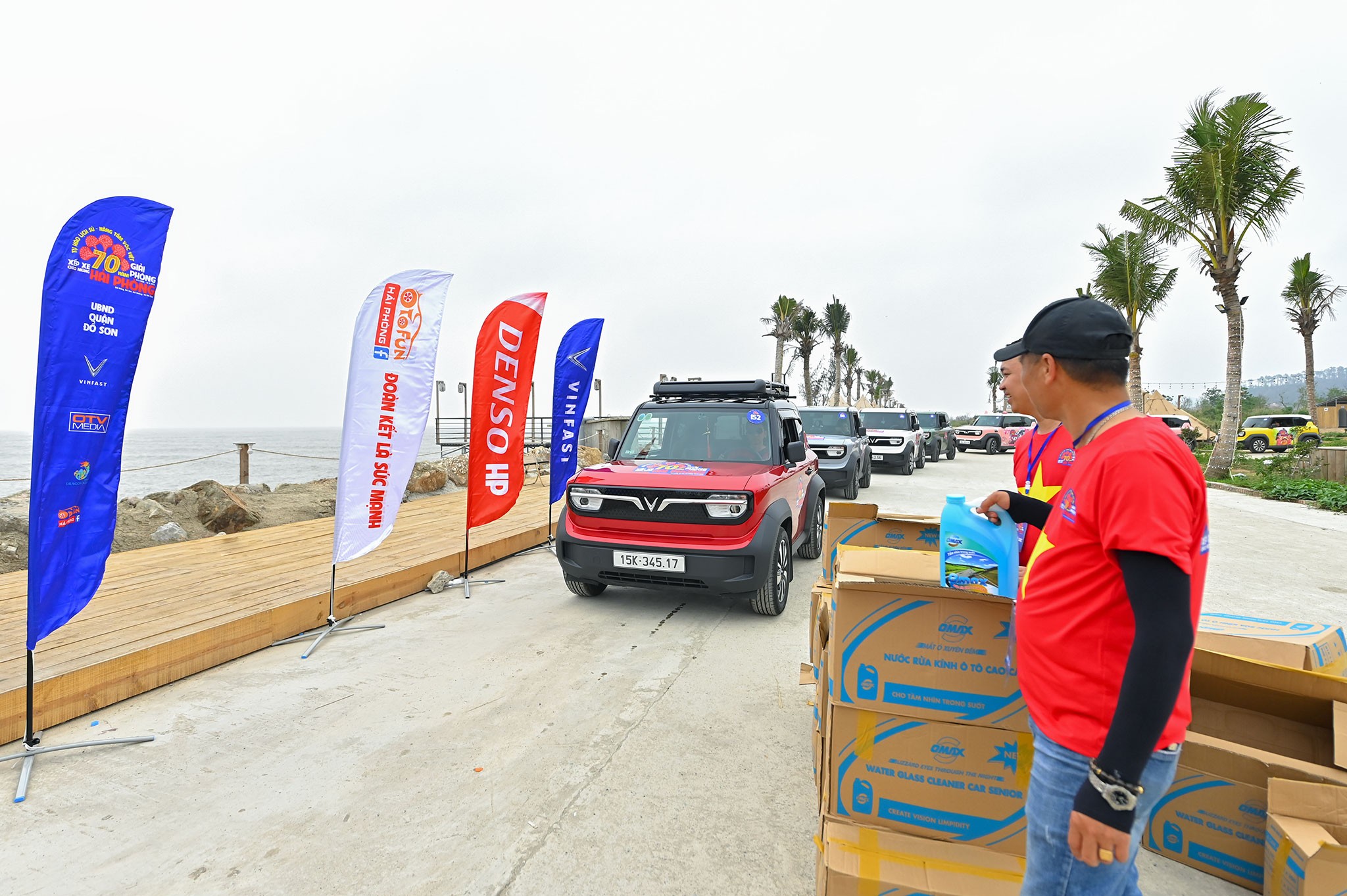 Sự kiện xếp xe chào mừng 70 năm giải phóng thành phố Hải Phòng