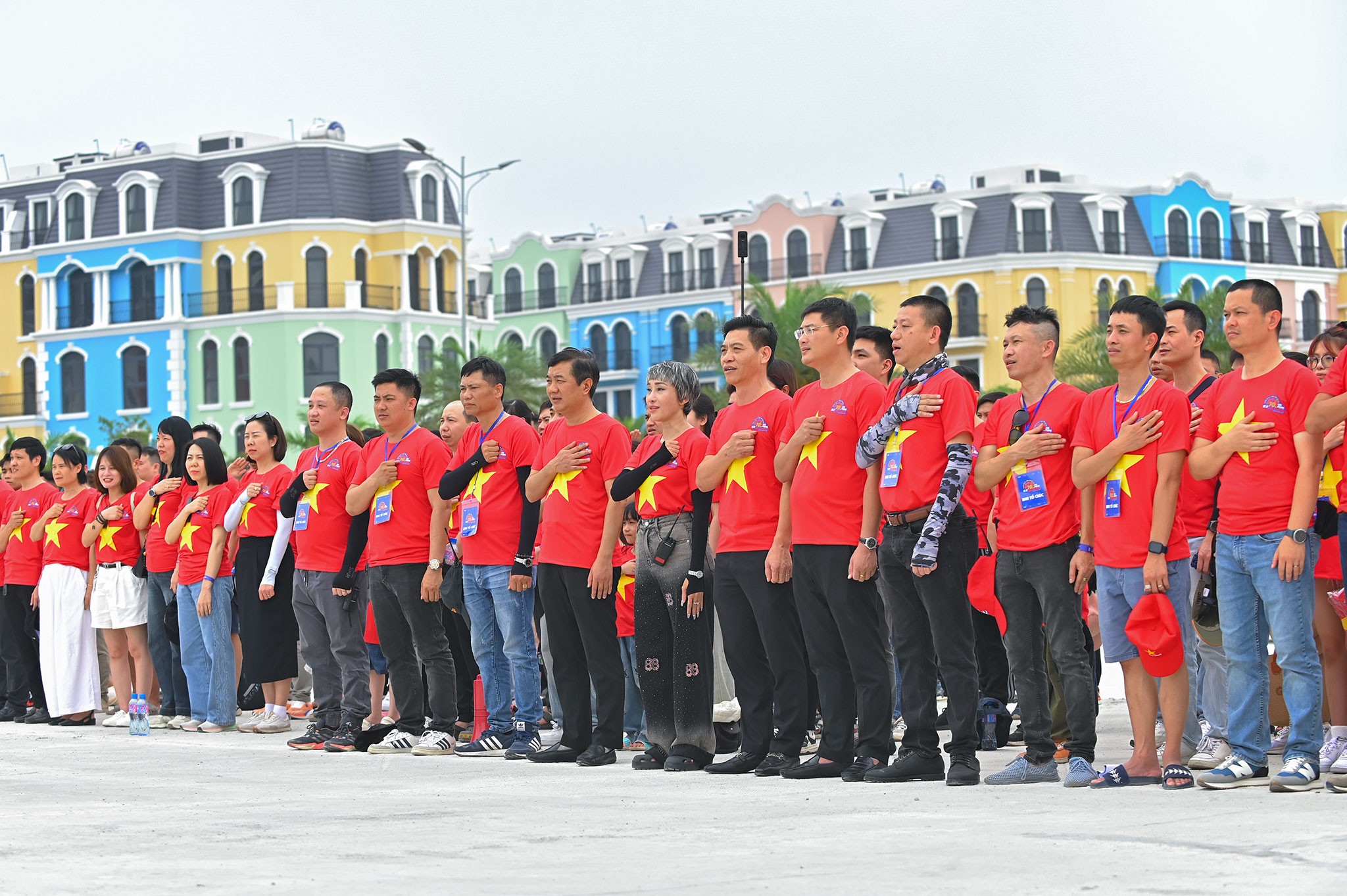 Sự kiện xếp xe chào mừng 70 năm giải phóng thành phố Hải Phòng