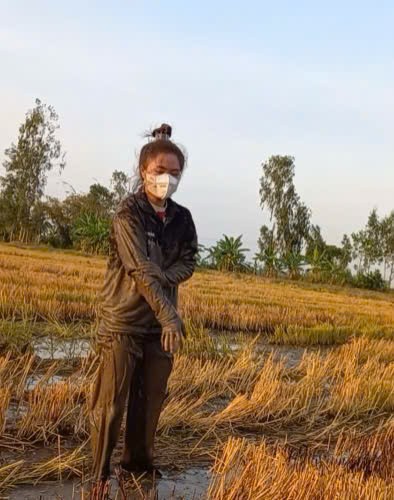 Cô gái 19 tuổi lái máy cày 12 tiếng mỗi ngày, kiếm tiền triệu phụ giúp gia đình
