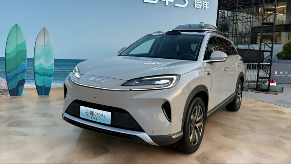 Sealion 07 DM-i, SUV hạng D của BYD tích hợp drone DJI và trí tuệ nhân tạo