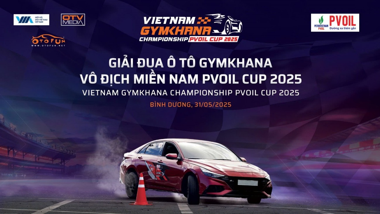 Livestream công bố Giải Đua Ô tô Gymkhana Vô địch Quốc gia PVOIL Cup 2025 sẽ diễn ra vào ngày 9/5