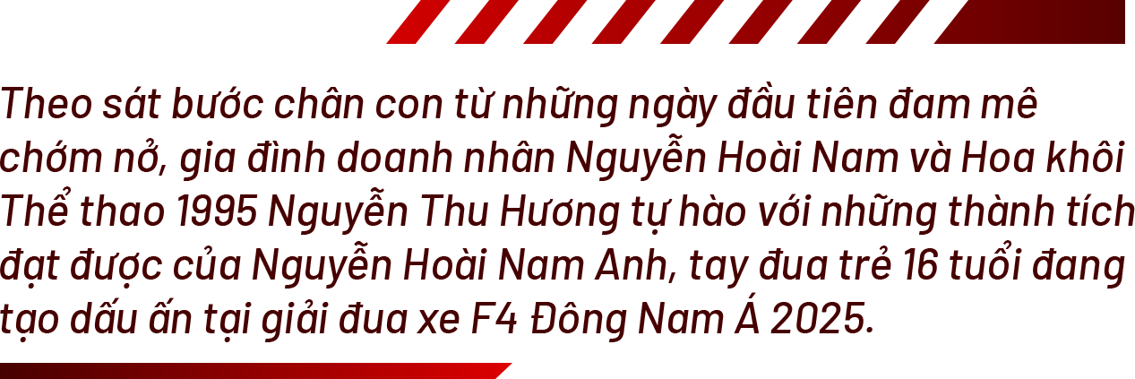 Phía sau thành công của tay đua 16 tuổi gây sốt tại giải F4 Đông Nam Á