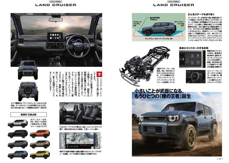 Toyota Land Cruiser mini dự kiến ra mắt tháng 10, dùng khung gầm Hilux