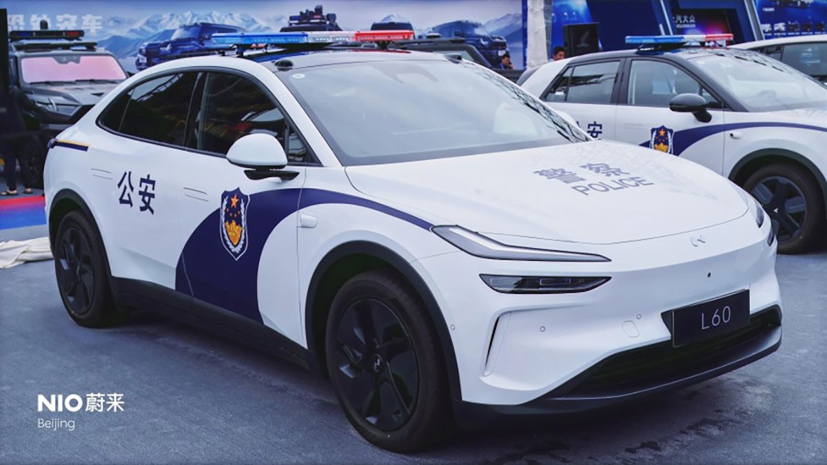 Nio giới thiệu ba mẫu xe điện tại Triển lãm Quốc tế Trang bị Cảnh sát Trung Quốc lần thứ 12