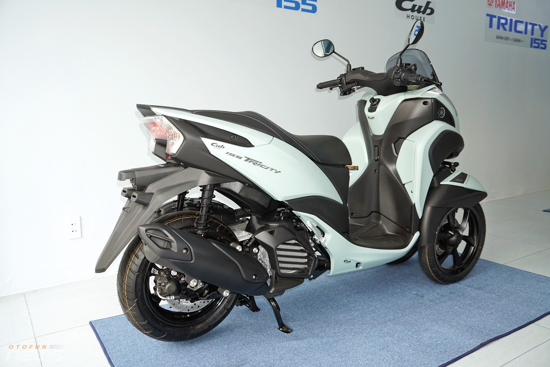 Xe tay ga 'bánh kép' Yamaha Tricity 155 xuất hiện tại Việt Nam