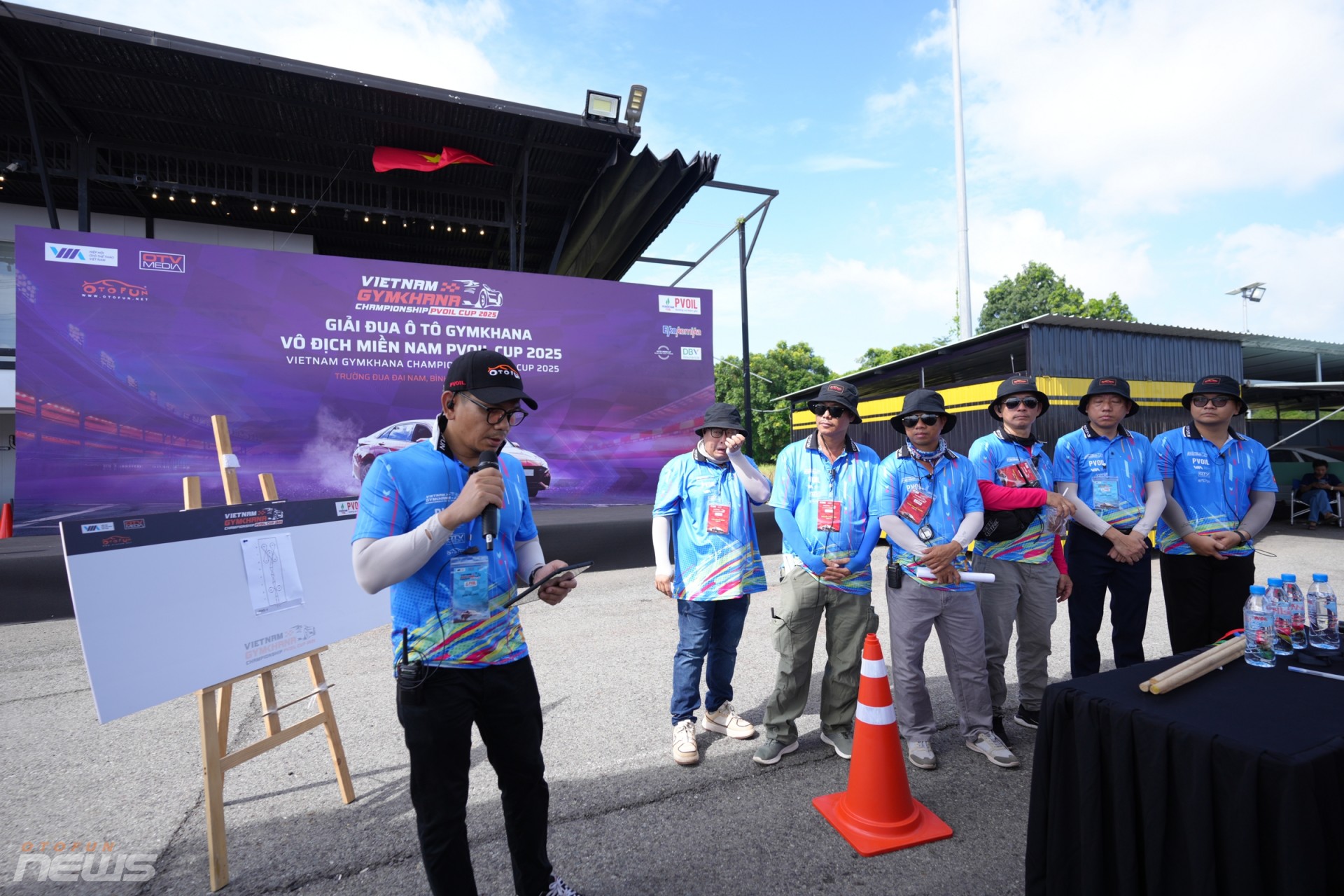 Khai mạc giải đua iải Đua Ô tô Gymkhana Vô địch Miền Nam PVOIL Cup 2025