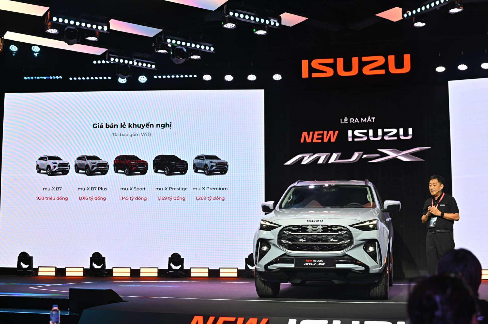 New Isuzu Mu-X 2025 ra mắt, thêm phiên bản Sport, giá từ 928 triệu đồng