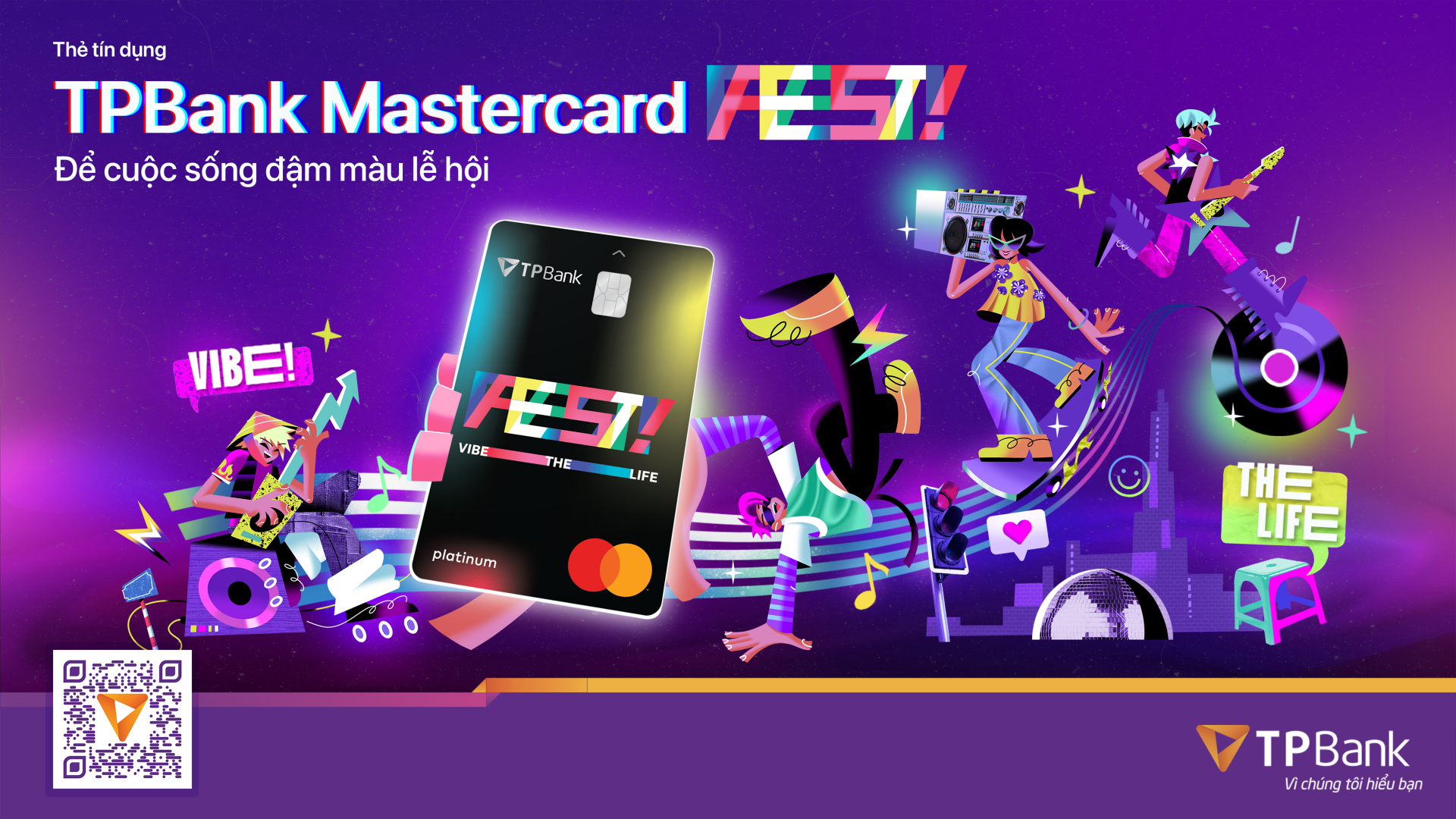 TPBank Mastercard FEST: Thẻ tín dụng đầu tiên tại Việt Nam dành cho tín đồ concert và giải trí TPBank Mastercard FEST: Thẻ tín dụng đầu tiên tại Việt Nam dành cho tín đồ concert và giải trí