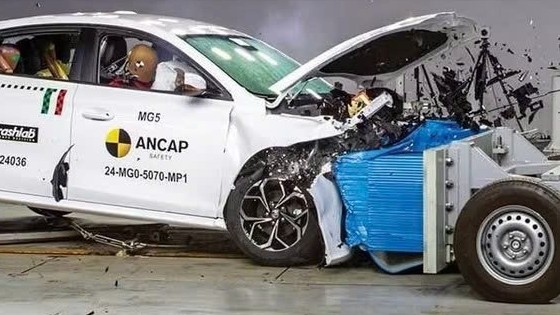 MG5 chỉ đạt 3 sao an toàn trong thử nghiệm từ tổ chức ANCAP
