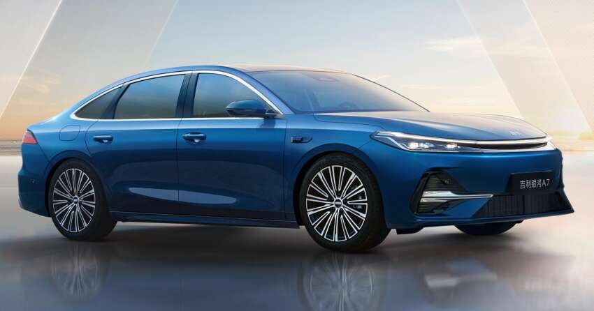 Chi tiết xe PHEV có thể chạy 2.100 km Geely Galaxy A7 EM-i, với hệ thống hybrid công nghệ AI