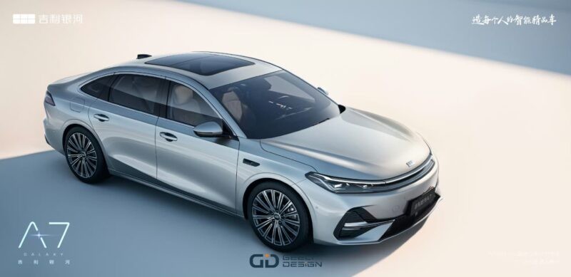 Chi tiết xe PHEV có thể chạy 2.100 km Geely Galaxy A7 EM-i, với hệ thống hybrid công nghệ AI