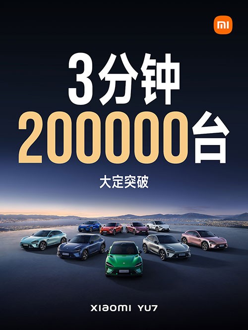 SUV Xiaomi YU7 có giá khởi điểm 922 triệu đồng, nhận 200.000 đơn đặt hàng chỉ sau 3 phút mở bán