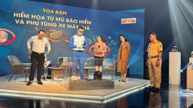 Hiểm họa từ mũ bảo hiểm và phụ tùng xe máy giả