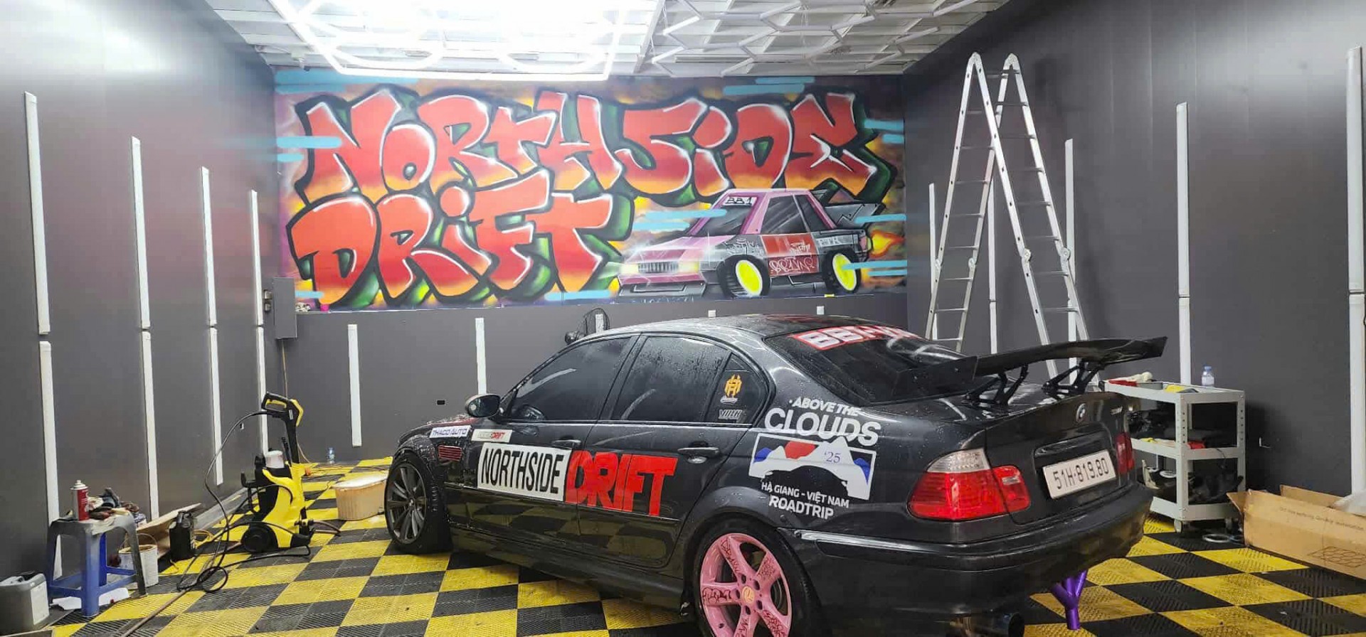 BB1VN-Northside Drift: “Tân binh khủng long” khuấy động PVOIL VGC Miền Bắc 2025 bằng dàn BMW e46 độ