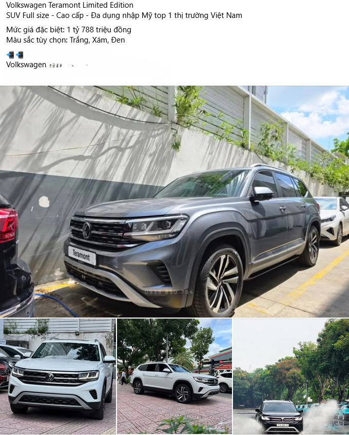 Volkswagen Teramont Limited Edition ưu đãi lớn, giá cạnh tranh trực tiếp Ford Explorer