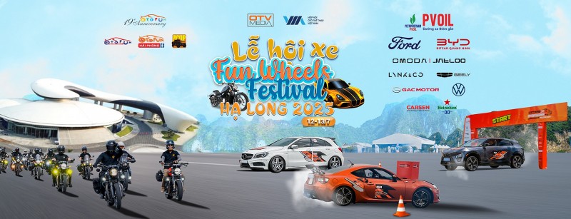 146 xe mô tô phân khối lớn đổ bộ Hạ Long, chuẩn bị diễu hành cho Lễ hội Xe Fun Wheels Festival 2025