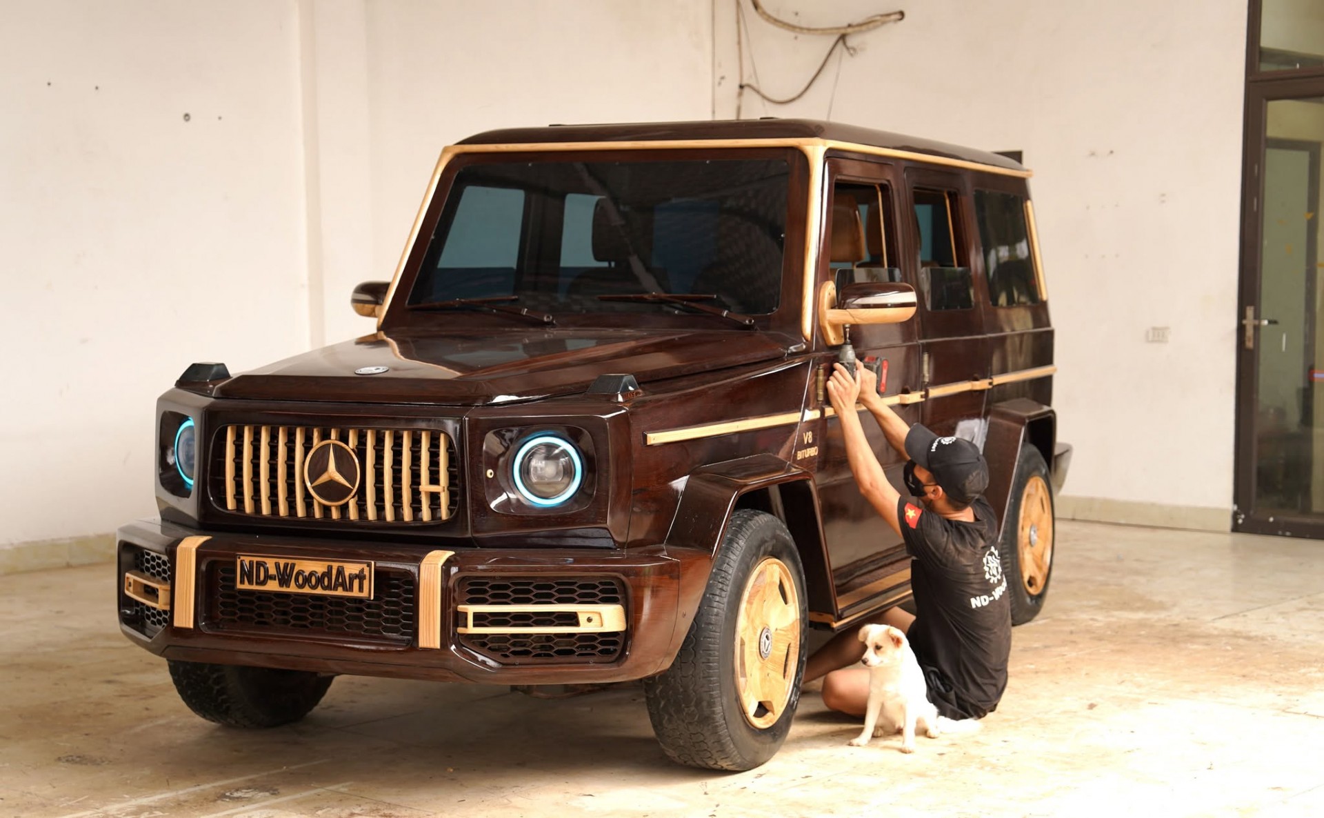 ND Woodart mang dàn xe gỗ 'có một không hai' đến Fun Wheels Festival Hạ Long 2025