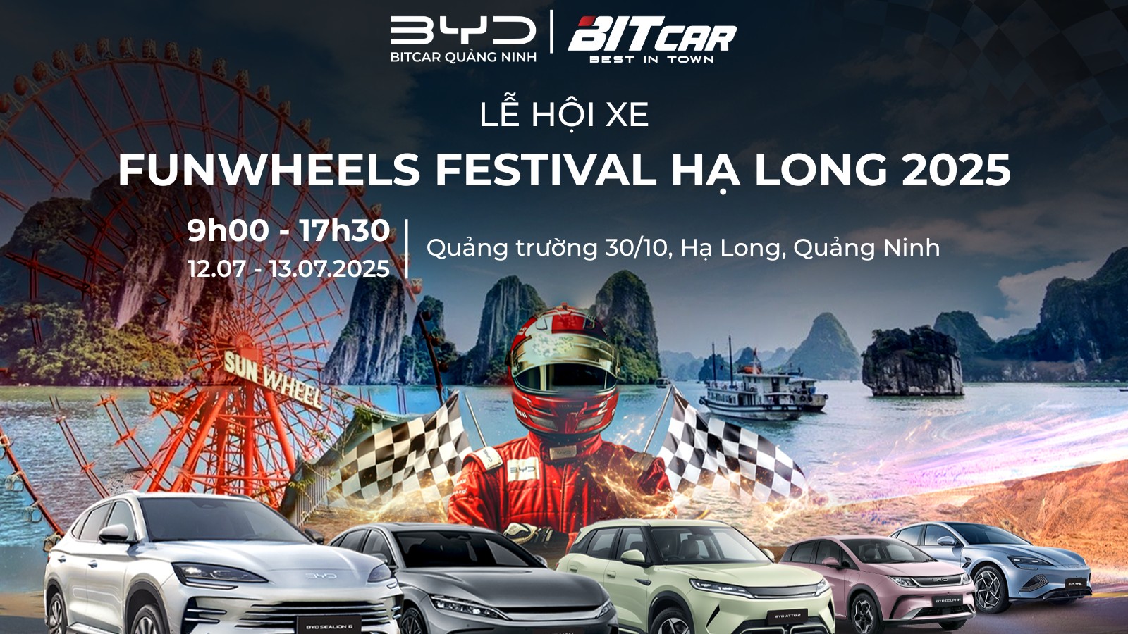 Trải nghiệm công nghệ tiên tiến và lái thử các mẫu xe BYD tại Lễ hội Xe - Fun Wheels Festival 2025