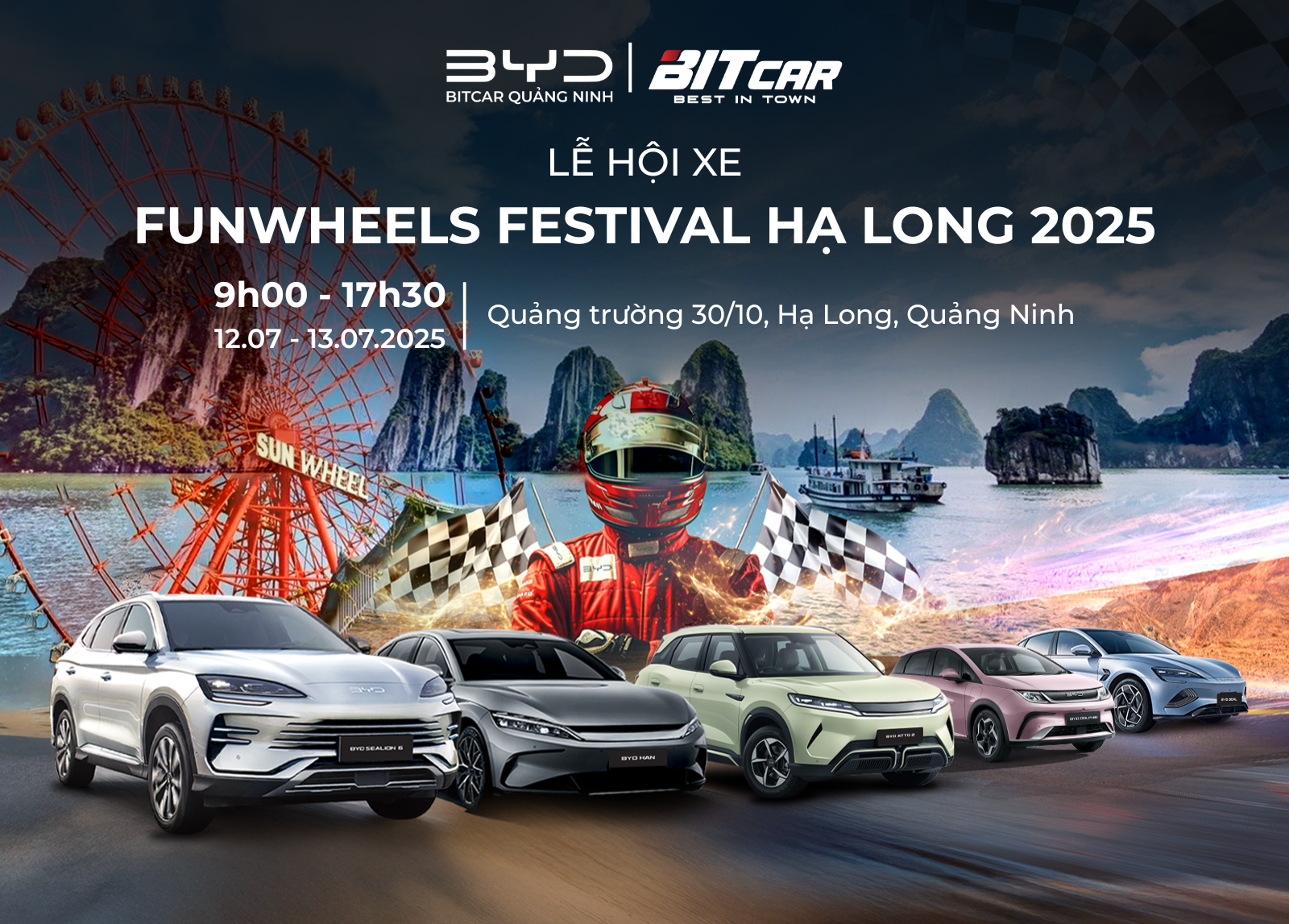 Trải nghiệm công nghệ tiên tiến và lái thử các mẫu xe BYD tại Lễ hội Xe - Fun Wheels Festival 2025