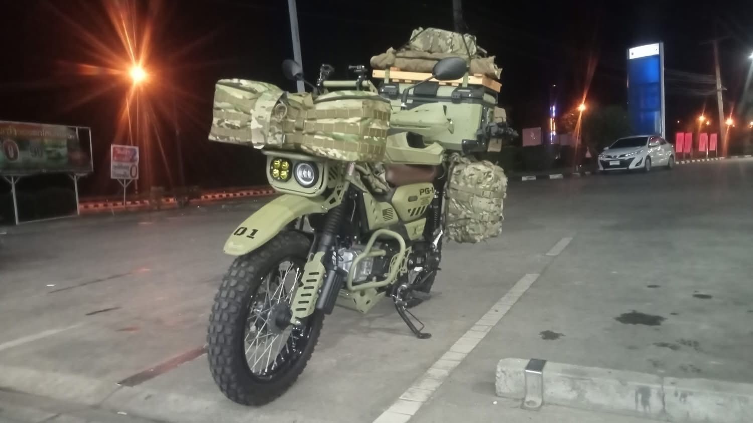 Lên full set Army cho Yamaha PG-1 đẹp như mơ, chủ xe vẫn bị cộng đồng mạng la ó