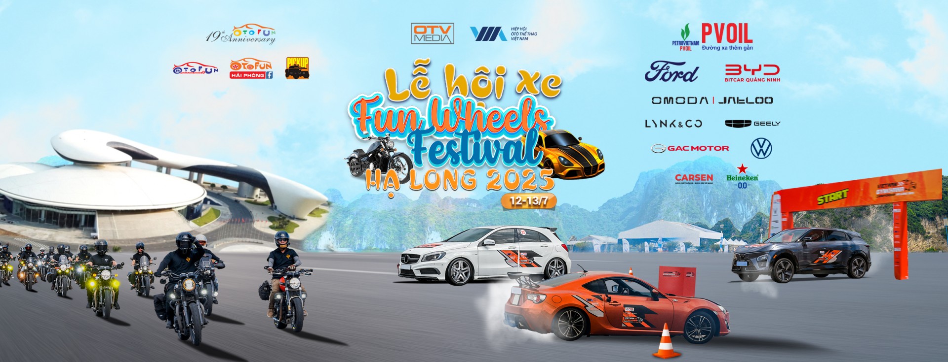 Lễ hội Xe - Fun Wheels Festival Hạ Long 2025 ghi nhận hơn 2.000 lượt lái thử xe