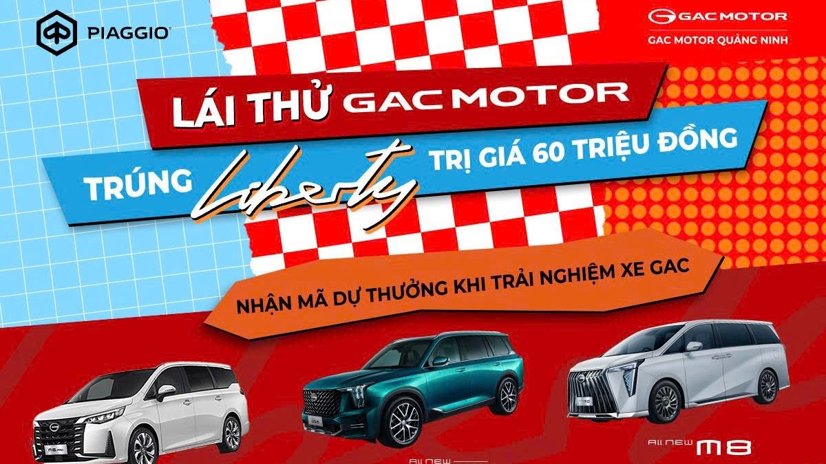 Lái thử ô tô tại Lễ hội Xe - Fun Wheels Festival Hạ Long 2025, cơ hội trúng xe máy Piaggio