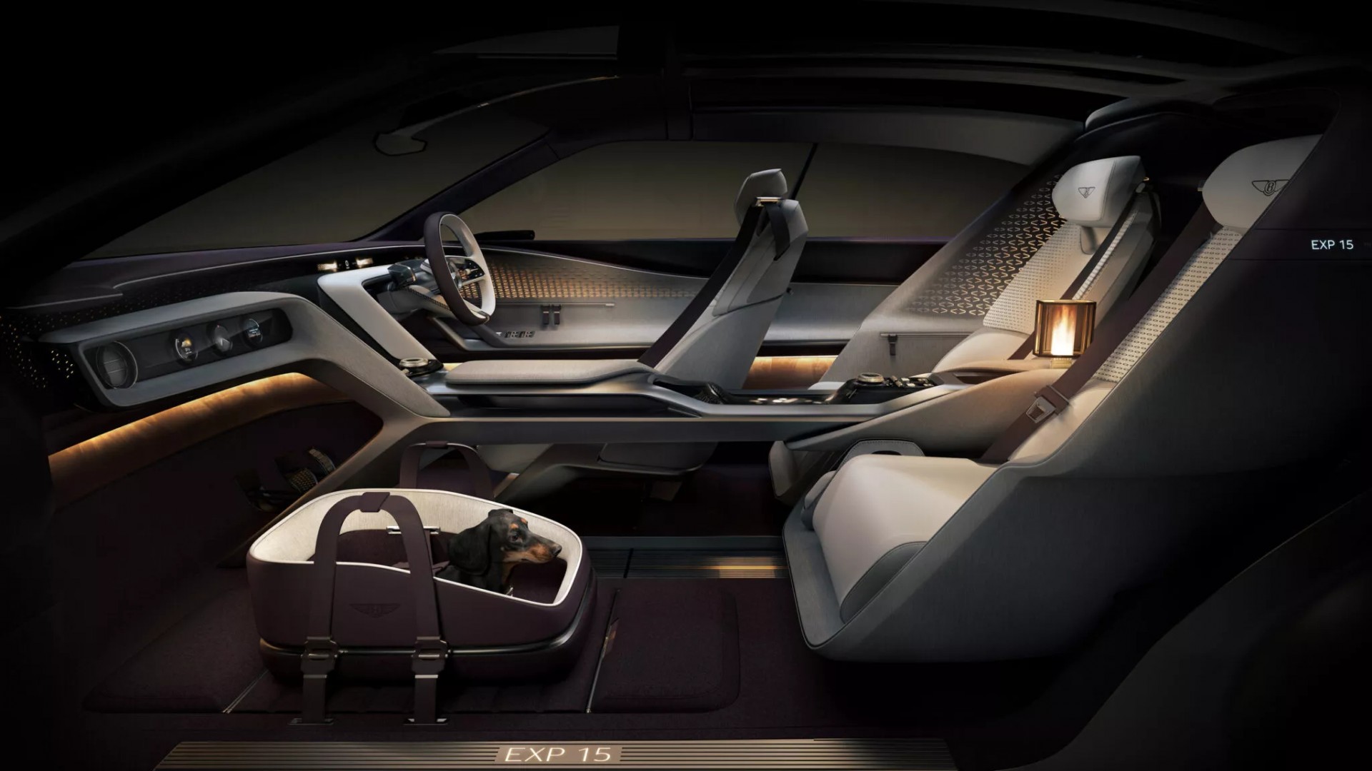 Bentley EXP 15 - Concept xe điện siêu sang với thiết kế ba cửa, ba chỗ ngồi cực 'dị' nhưng lộng lẫy