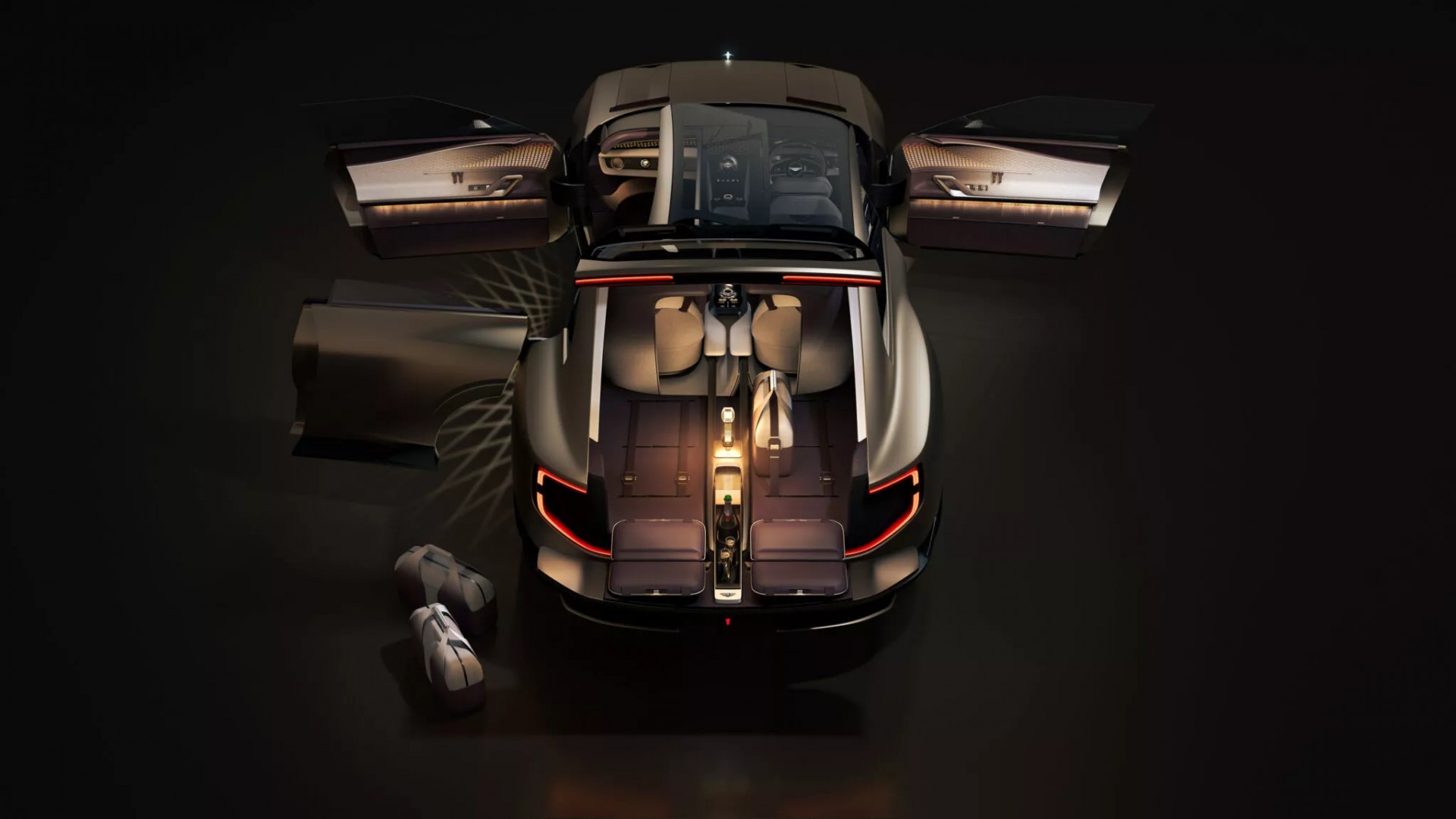 Bentley EXP 15 - Concept xe điện siêu sang với thiết kế ba cửa, ba chỗ ngồi cực 'dị' nhưng lộng lẫy