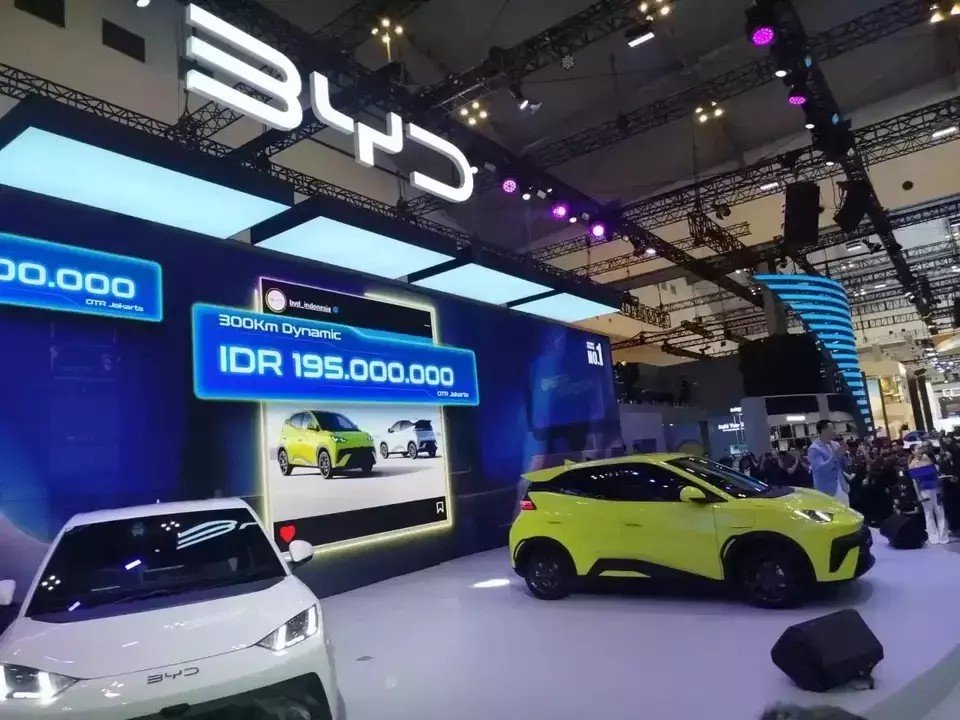 Mẫu xe điện rẻ nhất của BYD đến Indonesia với tên gọi mới là Atto 1