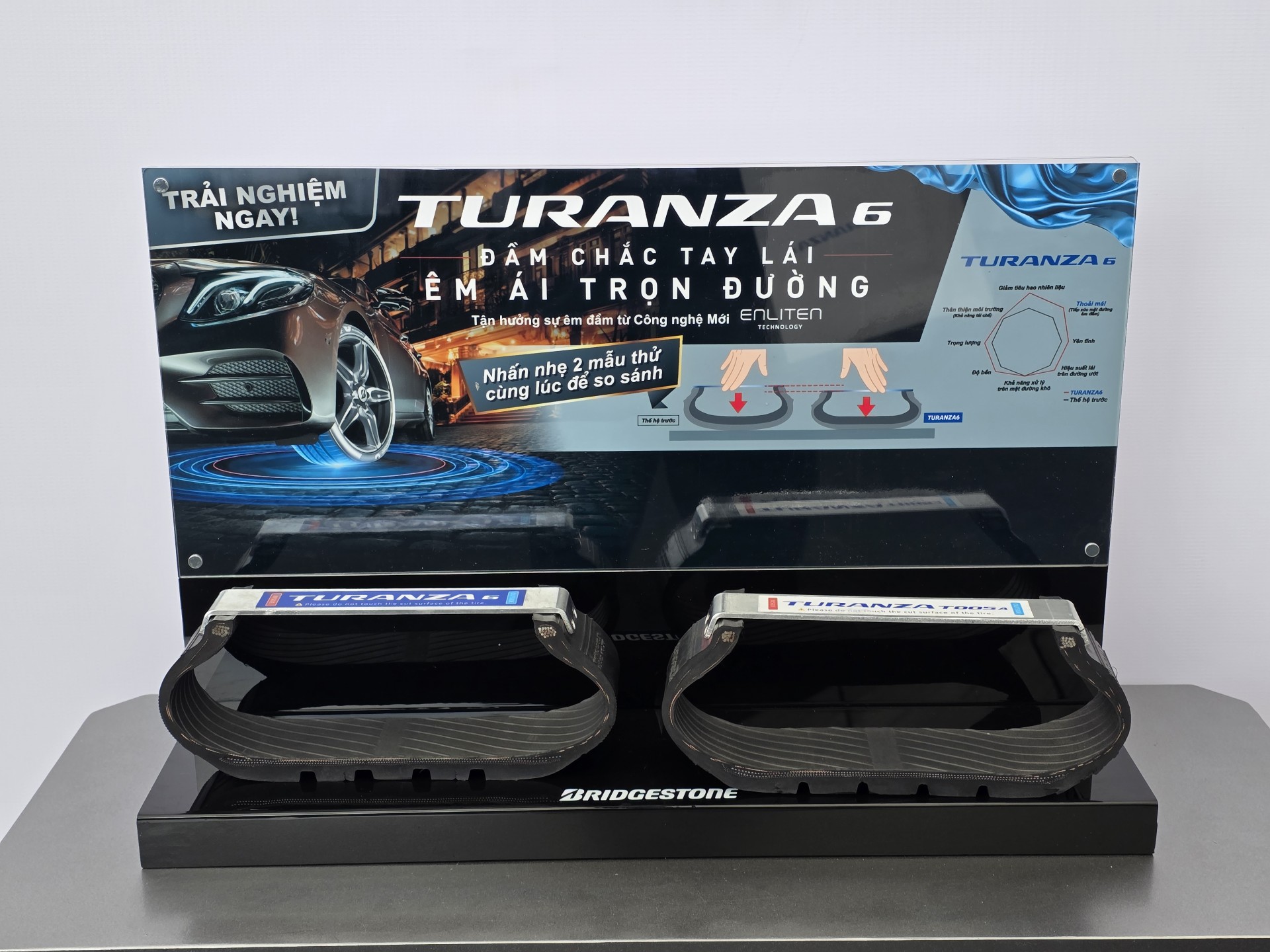 Lốp Bridgestone Turanza 6 ra mắt, giá từ 2 triệu đồng