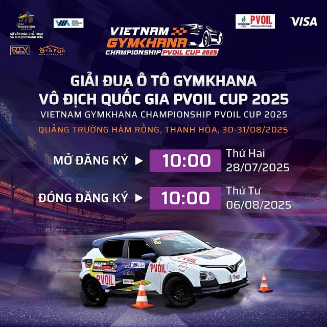 Công bố Điều lệ Giải Đua Ô tô Gymkhana Vô địch Quốc gia PVOIL Cup 2025