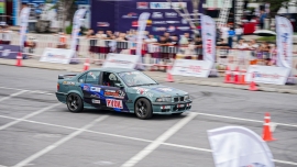 giai dua o to gymkhana vo dich mien bac pvoil cup 2025 nhung hinh anh man nhan