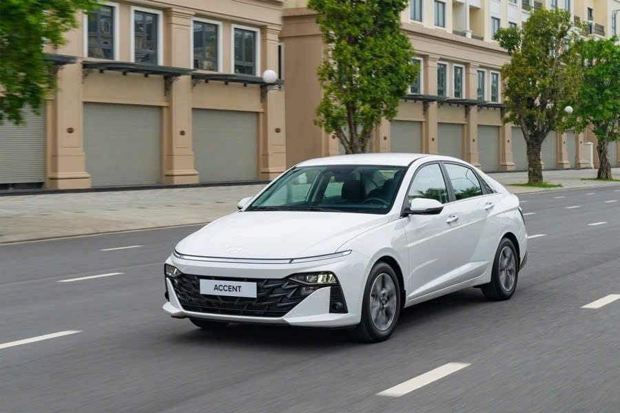 Hyundai Accent giảm giá gần 80 triệu đồng với phiên bản Cao cấp nhưng là số VIN 2024