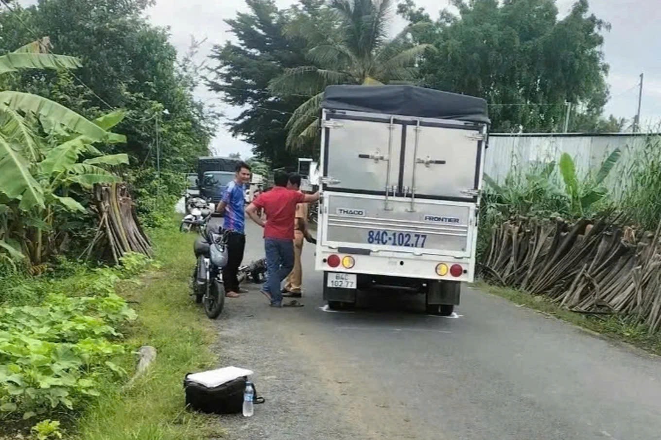 Tài xế tông nữ sinh tử vong ở Vĩnh Long