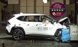 Toyota Yaris Cross 2025 đạt 5 sao an toàn theo thử nghiệm va chạm của ASEAN NCAP