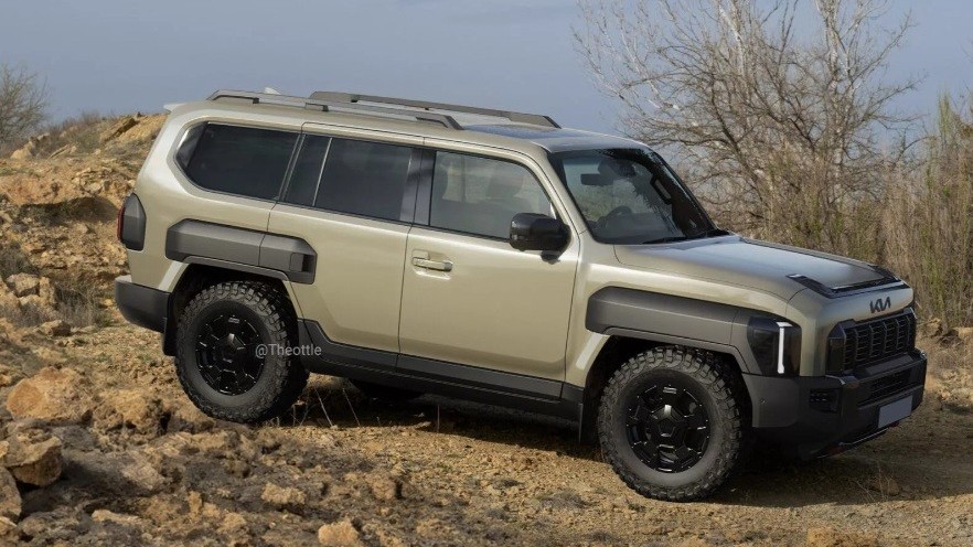 Kia phát triển SUV khung rời mới, đối đầu Ford Everest và Toyota Fortuner