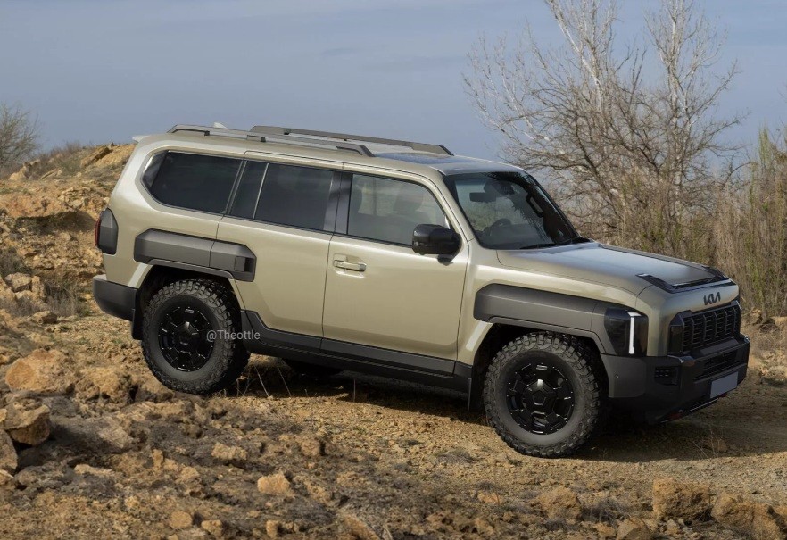 Kia phát triển SUV khung rời mới, đối đầu Ford Everest và Toyota Fortuner