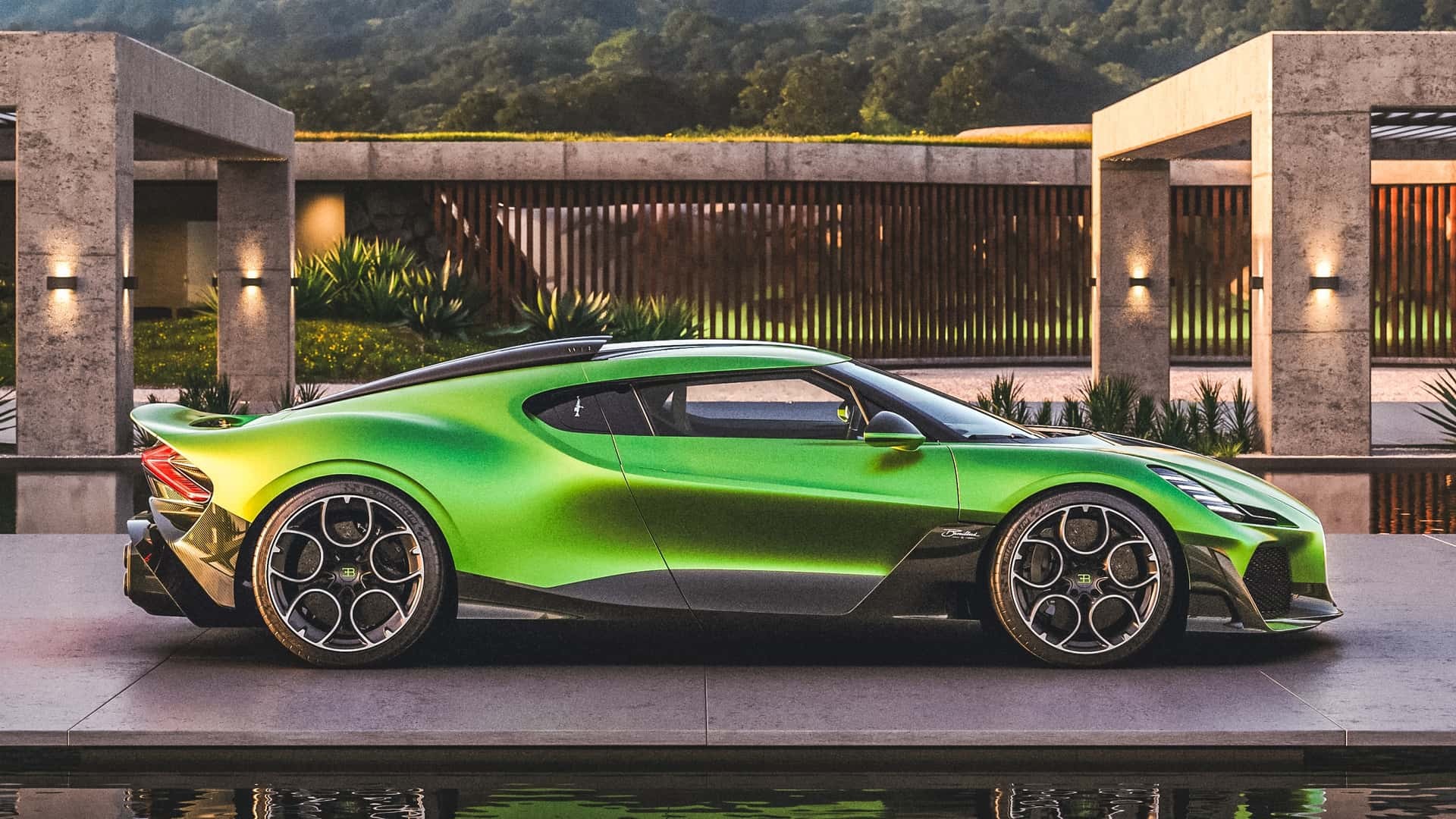 Ngắm nhìn Bugatti Brouillard - Mẫu hypercar chế tạo độc nhất vô nhị mới nhất của hãng xe Pháp