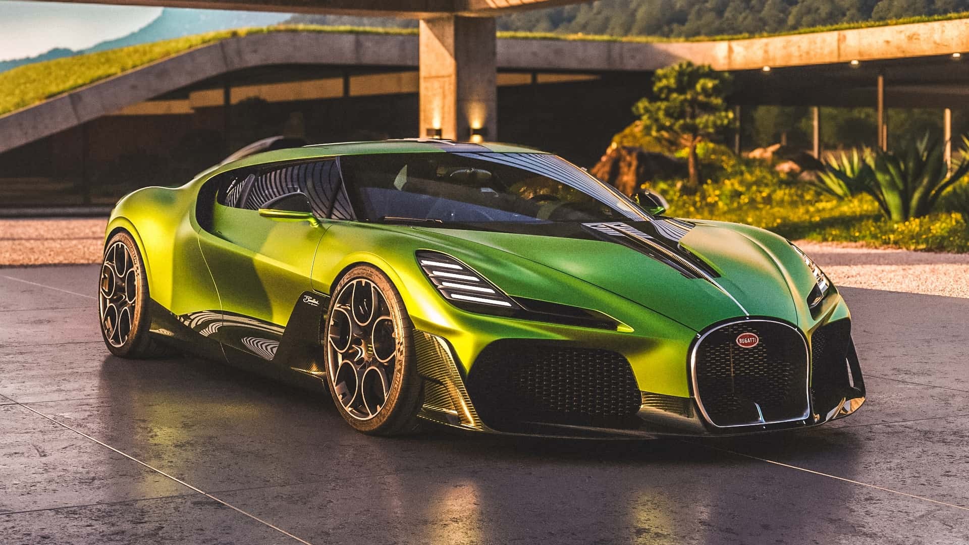 Ngắm nhìn Bugatti Brouillard - Mẫu hypercar chế tạo độc nhất vô nhị mới nhất của hãng xe Pháp