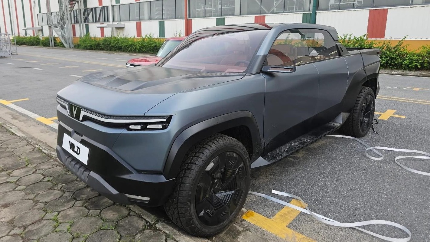 VinFast VF Wild màu mới bất ngờ xuất hiện tại Hà Nội