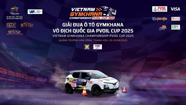Cơ cấu giải thưởng của Giải Đua Ô tô Gymkhana Vô địch Quốc gia 2025 lên tới 116 triệu đồng