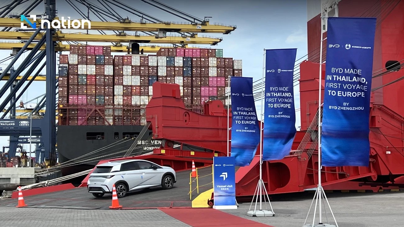 BYD 'né' thuế Châu Âu bằng cách xuất khẩu xe điện từ nhà máy tại Thái Lan